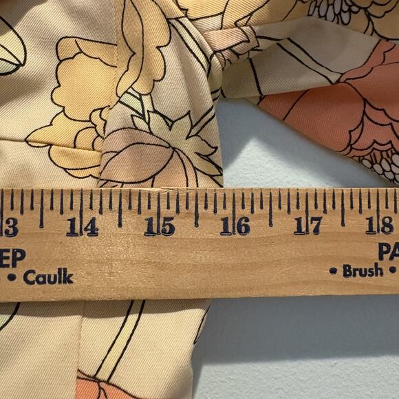 Ann Taylor Loft Jacket Womens XS Petite Floral Print Spring Coat Pockets Buttons - Picture 11 of 14